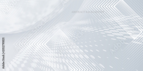 Valokuva gray and white abstract background modern vector illustration