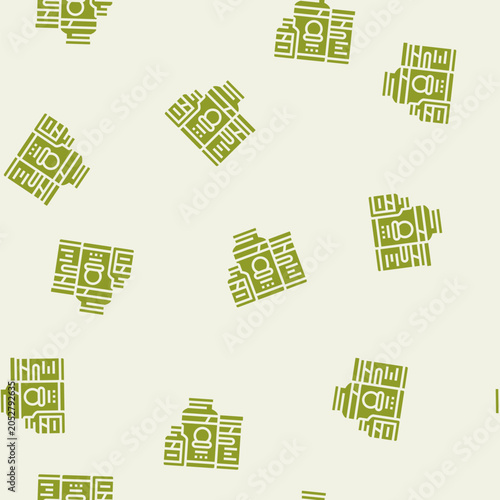 Schilderij op canvas supplement stack steroids vector glyph seamless pattern supplement stack steroid
