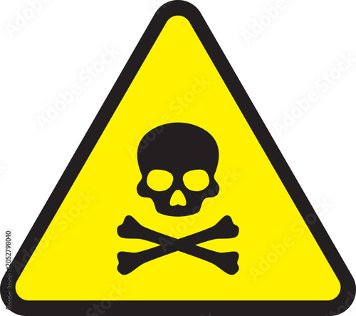 skeleton danger sign