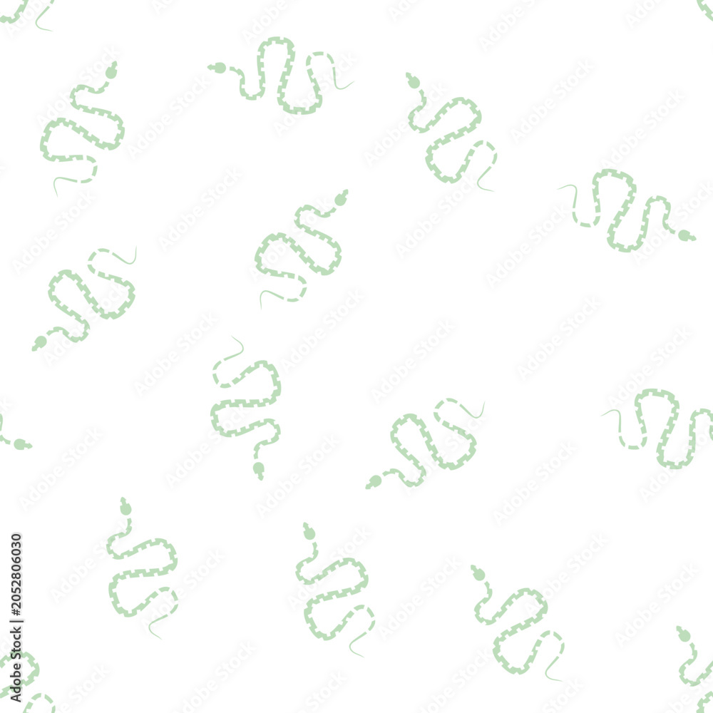 Fototapeta premium snake in zoo vector glyph seamless pattern snake in zoo sign illustration