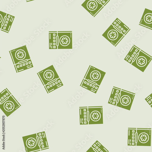 Bild auf Leinwand first aid manual vector glyph seamless pattern first aid manual sign illustratio