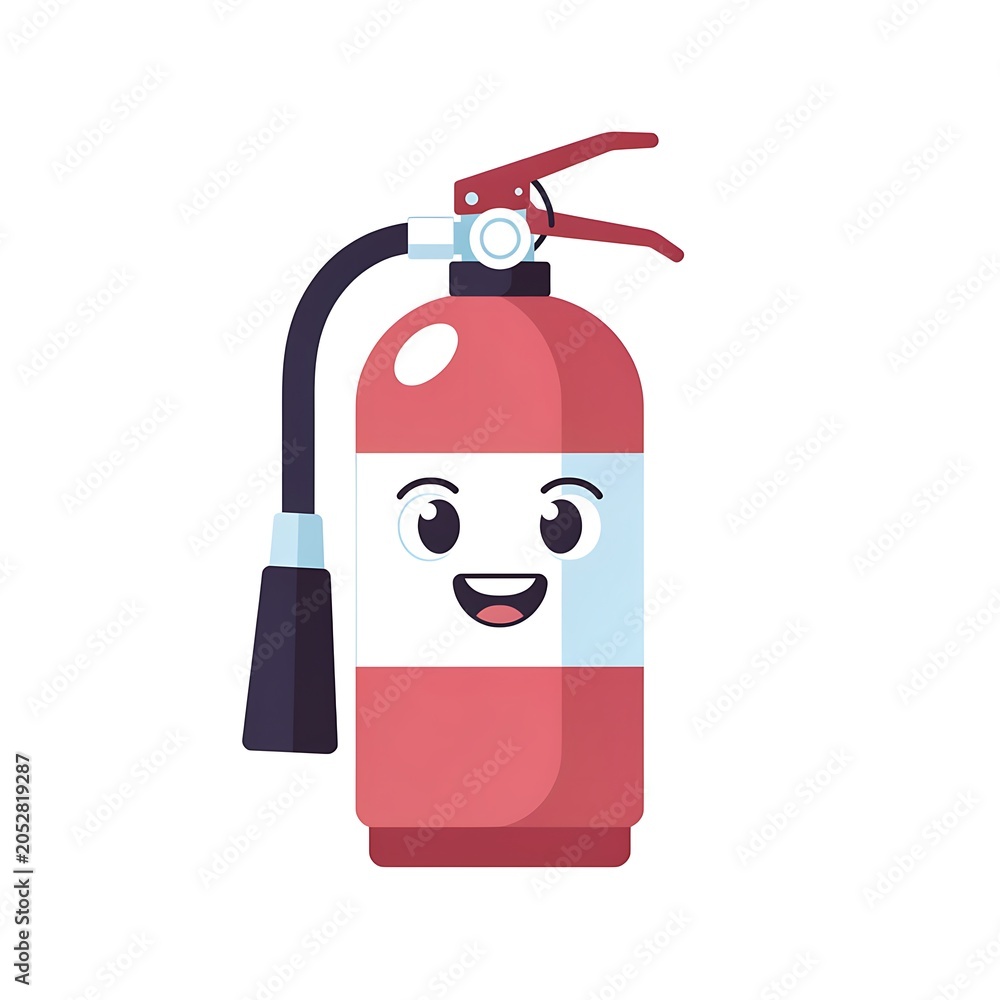 Obraz premium Cute cartoon girl with red hair and pink dress holding shopping bag.