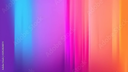 Abstract vertical gradient image with streaks of blue, purple, pink, orange, and yellow