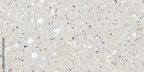 Bild auf Leinwand Light gray terrazzo stone surface texture pattern with terrazzo concrete materia
