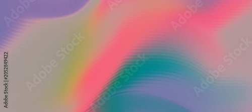 Bild auf Leinwand Ribbed glass retro distortion waves background ultramarine blue vibrant violet g