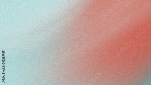 Bild auf Leinwand Abstract soft cyan and red gradient background with ethereal light diffusion and