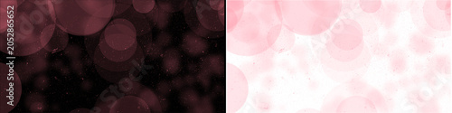 Abstract red bokeh circles on dark background, suitable for overlay or creating vibrant atmospheric design effects.
