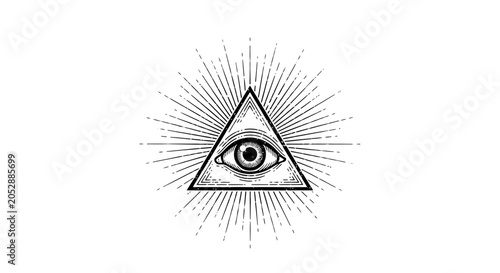 Fotografía All seeing eye of providence symbol.