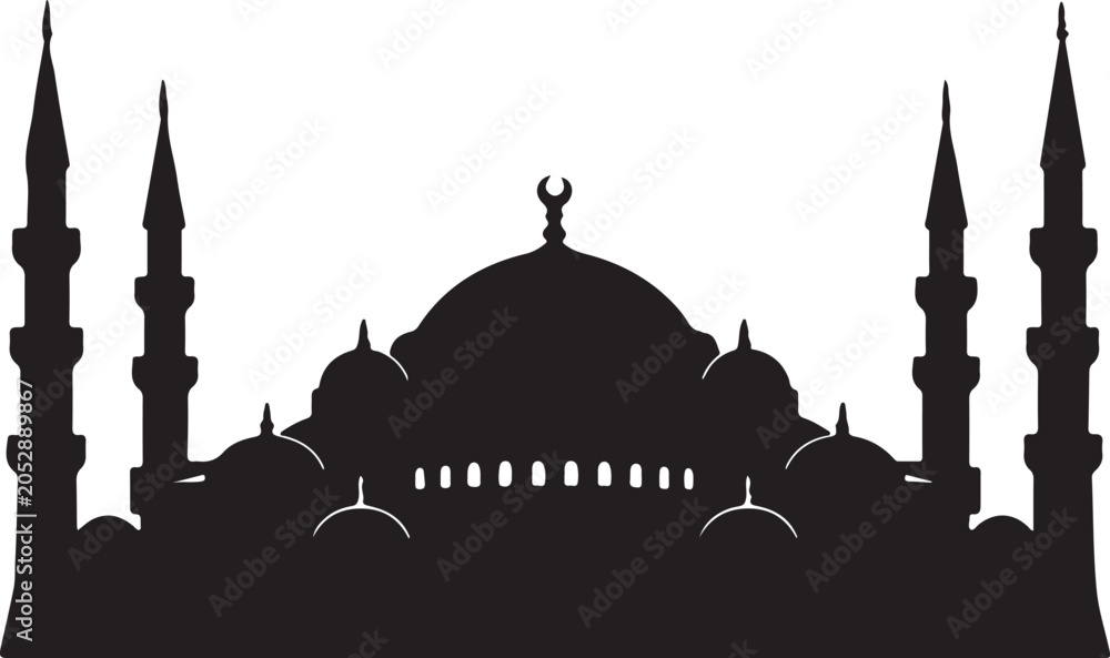 Naklejka premium blue mosque istanbul