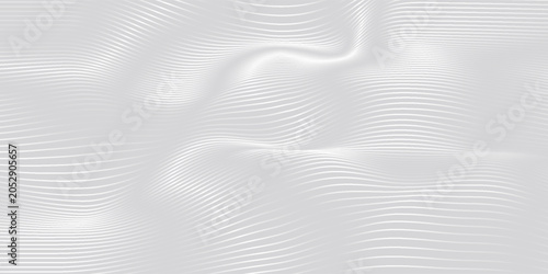 Fotografie Abstract metallic wavy lines background