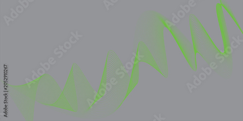 Abstract Green Wave Over Red Cracked Earth Pattern Symbolizing Climate Change Data and Environmental Warning