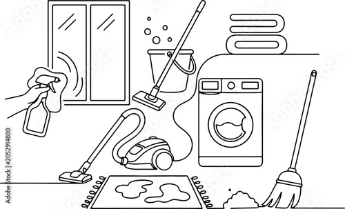 178_A home cleaning routine_traced