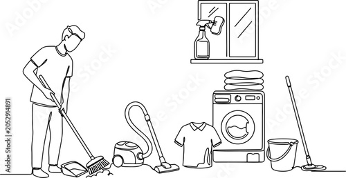 633_Home cleaning routine co_traced