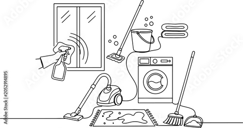 478_A home cleaning routine_traced