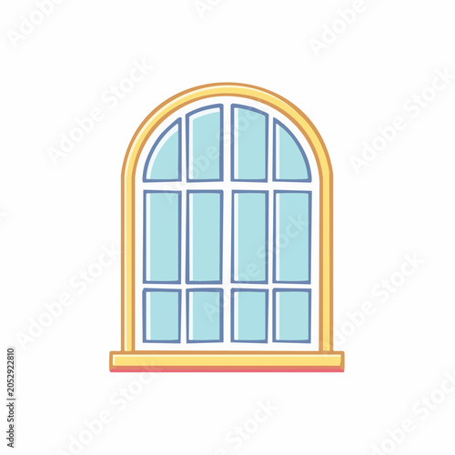 Arched Window Illustration