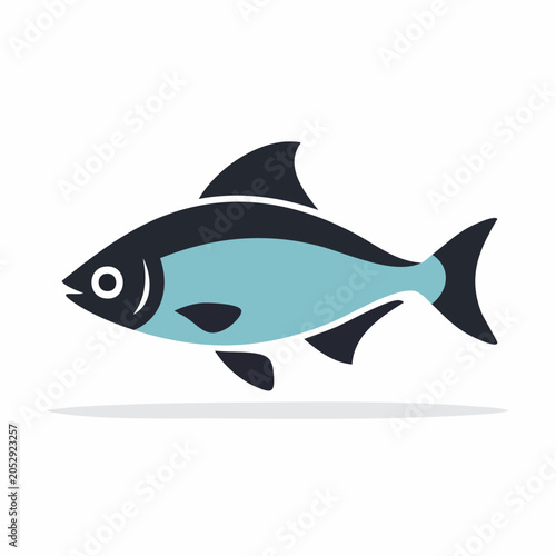 Stylized illustration of a fish
