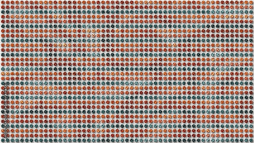 Textured Dot Grid, Horizontal Autumn Colors, Linen Canvas, 8K Ultra HD Backdrop Graphic, Digital Acrylic Painting