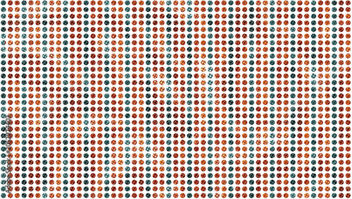 Textured Dot Grid, Vertical Autumn Colors, Transparent Background, 8K Ultra HD Overlay Graphic, Digital Acrylic Painting