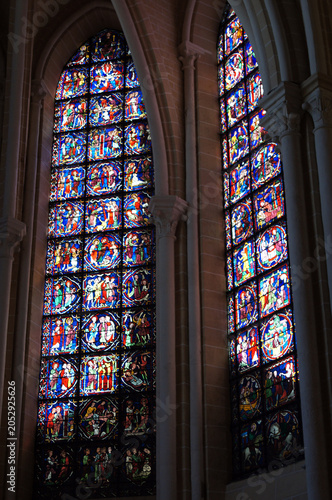 Vitrail, Cathédrale Notre-Dame de Chartres, France