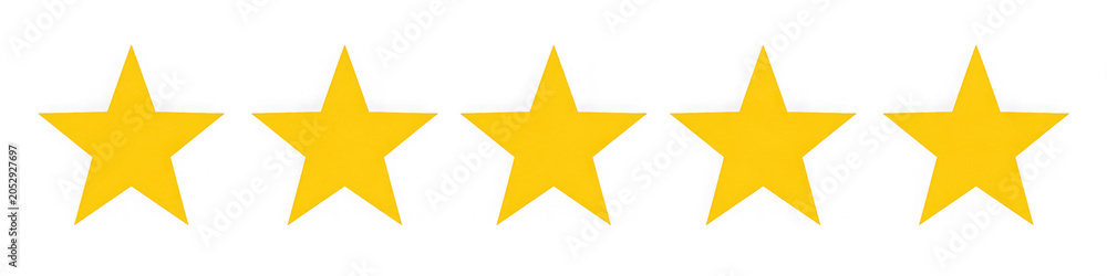 Fototapeta premium Five star rating