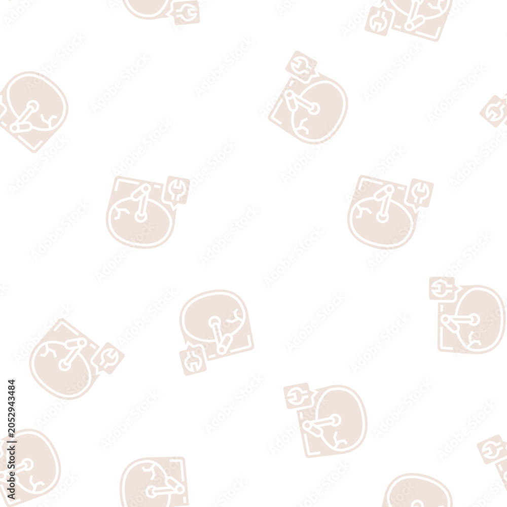 Obraz premium sink repairs vector glyph seamless pattern sink repairs sign illustration