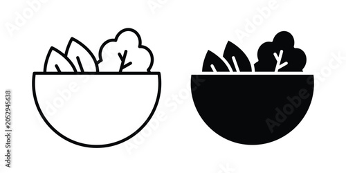 Quadro su tela Salad icon