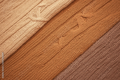 Cozy Knitted Fabric Risograph Background, Warm Woven Textures, Full Workspace.