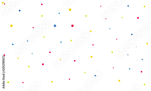 abstract colored dots vector, colorful floating dots, dot background