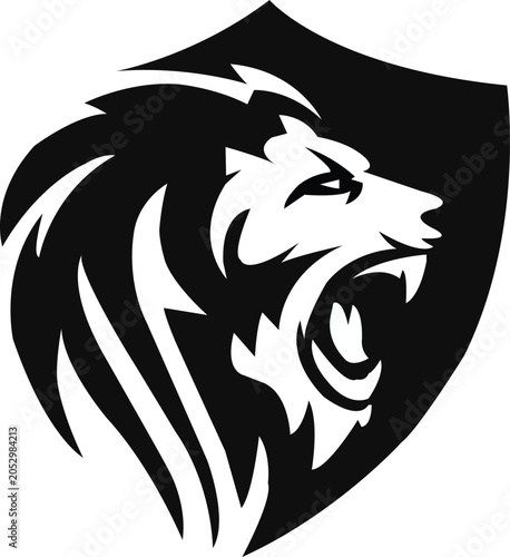 Canvas Print head of a lion