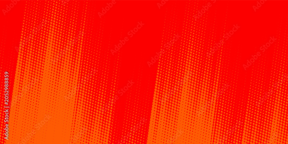 Fototapeta premium Abstract Sports Background with Orange and Red Gradient Brushstrokes and Halftone Effect