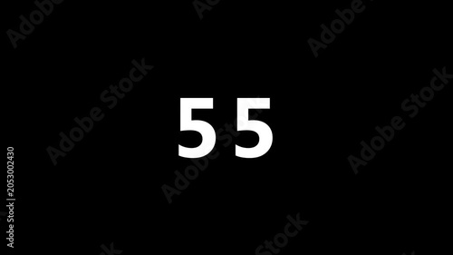 countdown timer 60 seconds animation from 60 to 0 seconds, 60 Seconds countdown timer, Countdown timer, circle countdown animation for special deal Promotions.