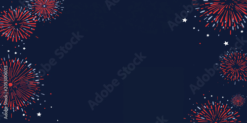 Foto Fireworks lighting up the night sky during Christmas and New Year celebration fe