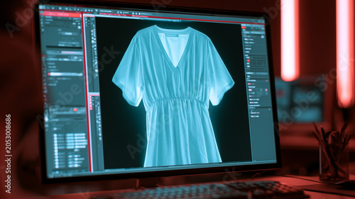 Dive into Digital Fashion Design: Creative Clothing & Apparel Editing in Modern Tech Studio