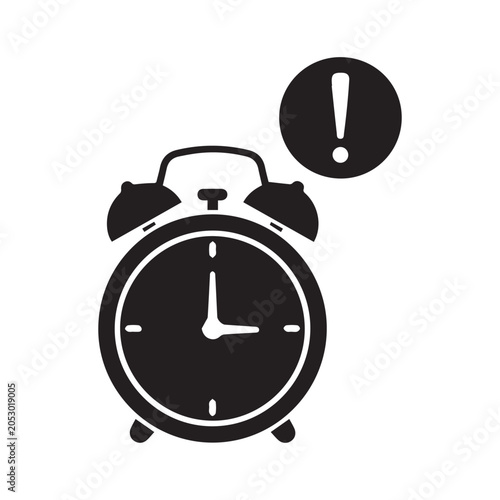 Alarm Clock Reminder Icon Vector