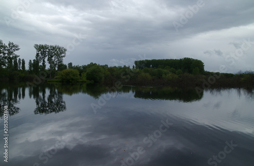 The Salburua Wetlands restored from being drained farmland. Parque de Salburua  close to  Vitoria Gasteiz, Basque Contry, Spain
