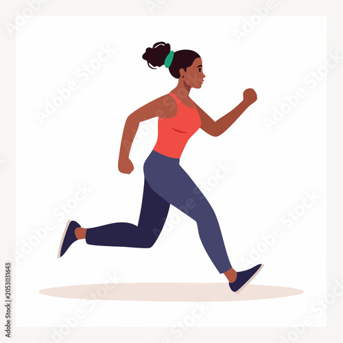 Woman Running