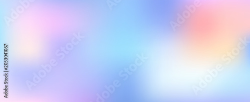 Foto Luxury iridescent foil background with soft rainbow glow.