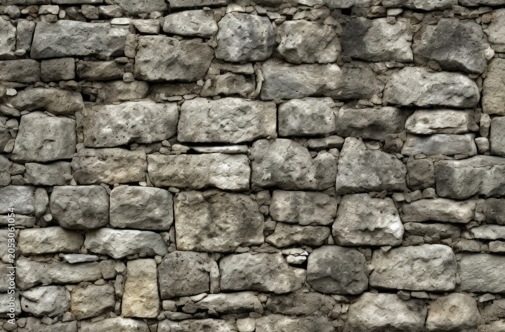 Fototapeta premium Processed collage of ancient stonework surface texture. Background for banner, backdrop or texture