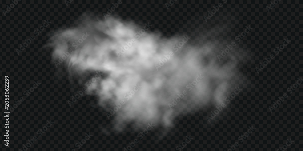 Fototapeta premium Night highway dust cloud with dramatic light beams.