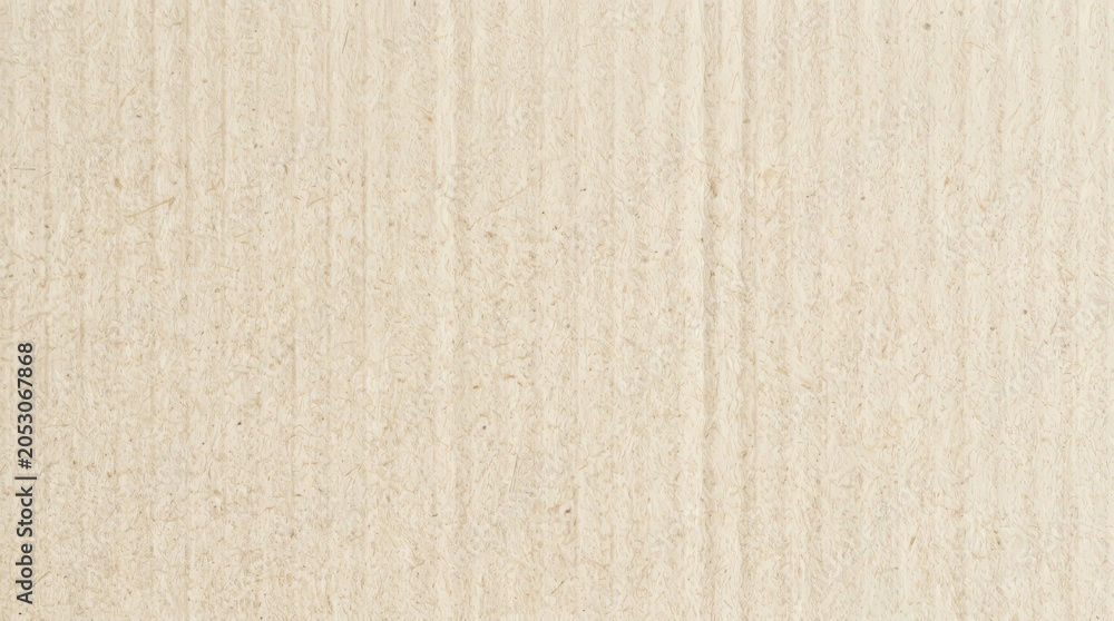 Fototapeta premium Cardboard background featuring light vertical striped paper texture.