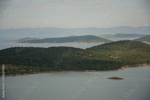Serene View of Ayvalık’s Islands from Şeytan Sofrası Overlook