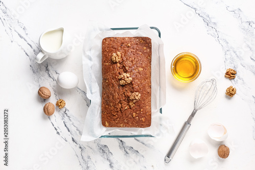Baking tray with delicious ...