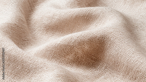 Minimalist Seamless Beige linen Fabric Texture
