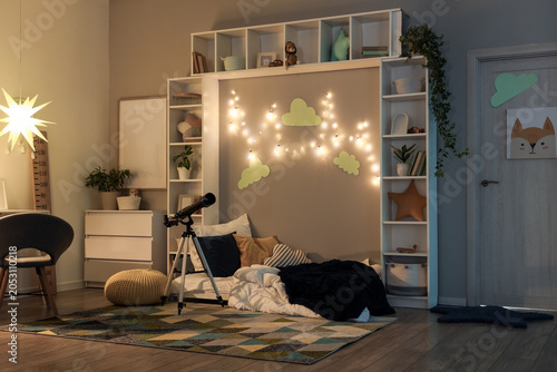 Cozy children's bedroom int...