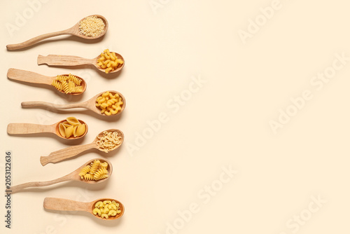 Wooden spoons with differen...
