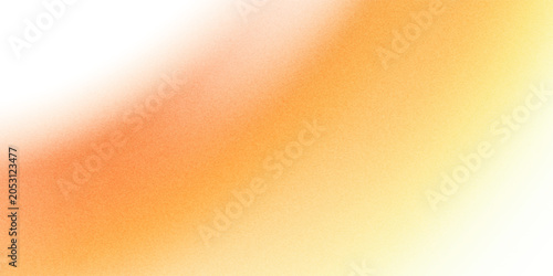 Orange circle gradient noise gradation. Abstract color watercolor blur mesh shape on white background. Gradient aura, grain neon blob with noise effect