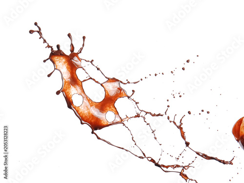 Splash of sweet hot chocola...