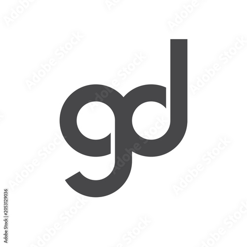 Monogram of the Letters G and D