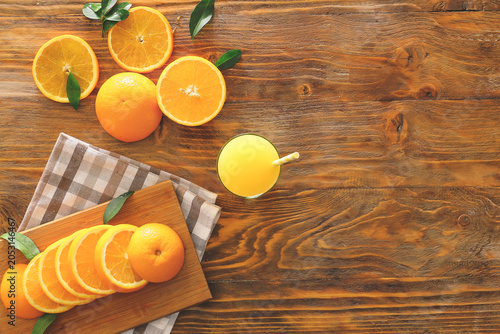 Freshly squeezed orange jui...