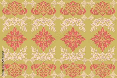 seamless damask pattern